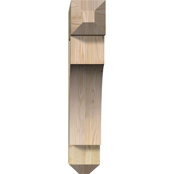 Westlake Craftsman Rough Sawn Bracket, Douglas Fir, 6W X 28D X 32H